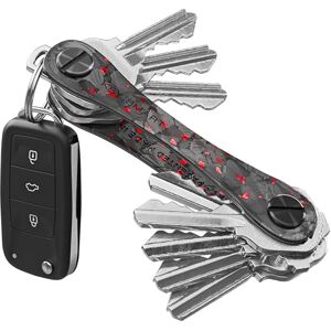 KeySmart Porte-clés Organisateur – Organiseur Compact pour Trousseau, Porte-clés Minimaliste EDC Sans Encombrement, Anneau pour Clés de Voiture et Trousseaux (jusqu’à 14 clés, Carbone Forgé Rouge) - Publicité KeySmart Porte-clés Organisateur – Organiseur Compact pour Trousseau, Porte-clés Minimaliste EDC Sans Encombrement, Anneau pour Clés de Voiture et Trousseaux (jusqu’à 14 clés, Carbone Forgé Rouge) - Publicité