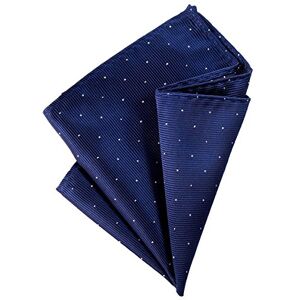 DonDon Pochette de costume avec à points argenté homme mouchoir 25 x 25 cm pour des occasions festives Bleu foncé - Publicité DonDon Pochette de costume avec à points argenté homme mouchoir 25 x 25 cm pour des occasions festives Bleu foncé - Publicité