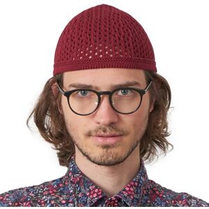 CHARM Chapeau Homme Kufi 100% Coton Bonnet Priere Islamique Calot Crâne Ete en Maille Crochet Vin Rouge - Publicité CHARM Chapeau Homme Kufi 100% Coton Bonnet Priere Islamique Calot Crâne Ete en Maille Crochet Vin Rouge - Publicité