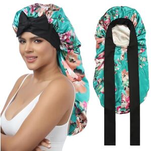Coubeau Long Bonnet Satin Cheveux Nuit pour Femmes Bonnet élastique pour Soin Cheveux bouclés Large Bande élastique et Tissu Soyeux pour protéger Vos Boucles Pendant la Nuit - Publicité Coubeau Long Bonnet Satin Cheveux Nuit pour Femmes Bonnet élastique pour Soin Cheveux bouclés Large Bande élastique et Tissu Soyeux pour protéger Vos Boucles Pendant la Nuit - Publicité