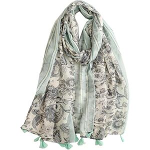 Ecroon Echarpe Châle/Foulard/Etole Floral Cou Écharpe Femme Poids léger Longue Douce Chale Wrap Chaud d'hiver - Publicité Ecroon Echarpe Châle/Foulard/Etole Floral Cou Écharpe Femme Poids léger Longue Douce Chale Wrap Chaud d'hiver - Publicité