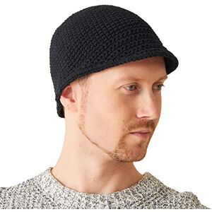 CHARM Chapeau Homme Bonnet À Visiere Casquette Femme Hiver 100% Coton Crochet Calot Crâne avec Bord Kufi Chimio À Rebord Abat-Jour Style Surfeur Plage Noir - Publicité CHARM Chapeau Homme Bonnet À Visiere Casquette Femme Hiver 100% Coton Crochet Calot Crâne avec Bord Kufi Chimio À Rebord Abat-Jour Style Surfeur Plage Noir - Publicité