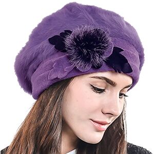 HISSHE Femmes Français Béret Chic Bonnet Hiver Chapeaux - Publicité HISSHE Femmes Français Béret Chic Bonnet Hiver Chapeaux - Publicité