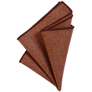 DonDon Mouchoir de poche pour homme 23 x 23 cm en coton, pliage facile, style Tweed monochrome brun clair - Publicité DonDon Mouchoir de poche pour homme 23 x 23 cm en coton, pliage facile, style Tweed monochrome brun clair - Publicité