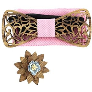 Tony & Paul. Coffret nœud papillon. Volute, BOIS. Rose Crocus Paisley - - Publicité Tony & Paul. Coffret nœud papillon. Volute, BOIS. Rose Crocus Paisley - - Publicité