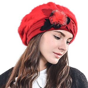 HISSHE Femmes Français Béret Chic Bonnet Hiver Chapeaux - Publicité HISSHE Femmes Français Béret Chic Bonnet Hiver Chapeaux - Publicité
