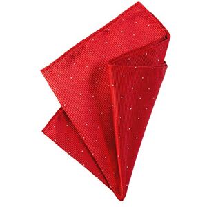 DonDon Pochette de costume avec à points argenté homme mouchoir 25 x 25 cm pour des occasions festives Rouge - Publicité DonDon Pochette de costume avec à points argenté homme mouchoir 25 x 25 cm pour des occasions festives Rouge - Publicité