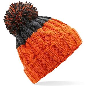 Beechfield B437 Bonnet Après (Orange/Graphite Grey) - Publicité Beechfield B437 Bonnet Après (Orange/Graphite Grey) - Publicité