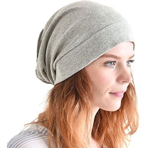 CHARM Bonnet Slouch en 100% Coton Bio, Chapeau Homme Bouffant & Turban Chimio Femme, Slouchy Beanie Cap en Mode Hipster Gris Clair - Publicité CHARM Bonnet Slouch en 100% Coton Bio, Chapeau Homme Bouffant & Turban Chimio Femme, Slouchy Beanie Cap en Mode Hipster Gris Clair - Publicité