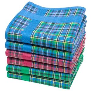 Merrysquare Mouchoirs en Tissu Ecossais Modèle Glencoe Grande Taille 40cm 6 Unités 100% Coton - Publicité Merrysquare Mouchoirs en Tissu Ecossais Modèle Glencoe Grande Taille 40cm 6 Unités 100% Coton - Publicité