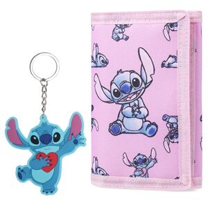 Disney Portefeuilles Enfant, Coffret Cadeau Porte Monnaie et Porte Clé, Idée Cadeau Stitch, Reine des Neiges, Princesse (Rose Stitch) - Publicité Disney Portefeuilles Enfant, Coffret Cadeau Porte Monnaie et Porte Clé, Idée Cadeau Stitch, Reine des Neiges, Princesse (Rose Stitch) - Publicité