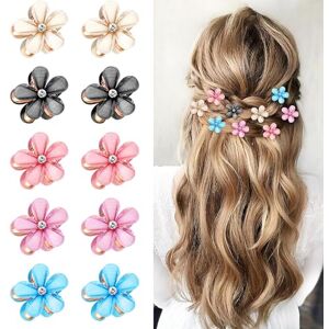 JIOLINK Mini Pinces à Cheveux,Petite Pince Cheveux Femme,Mini Pinces à Cheveux en Diamant, Mini Pince à Cheveux Perle en Forme de Fleur, Griffes à Cheveux en Acrylique Forte Tenue pour Filles et Femmes (A) - Publicité JIOLINK Mini Pinces à Cheveux,Petite Pince Cheveux Femme,Mini Pinces à Cheveux en Diamant, Mini Pince à Cheveux Perle en Forme de Fleur, Griffes à Cheveux en Acrylique Forte Tenue pour Filles et Femmes (A) - Publicité