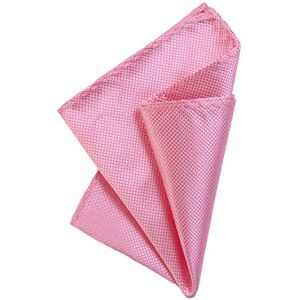 DonDon Pochette de costume homme mouchoir 21 x 21 cm pour des occasions festives rose - Publicité DonDon Pochette de costume homme mouchoir 21 x 21 cm pour des occasions festives rose - Publicité