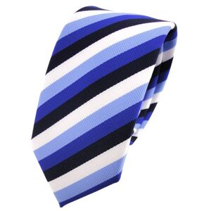 TigerTie étroit cravate bleu marine royal blanc bleu pastel rayé Tie - Publicité TigerTie étroit cravate bleu marine royal blanc bleu pastel rayé Tie - Publicité