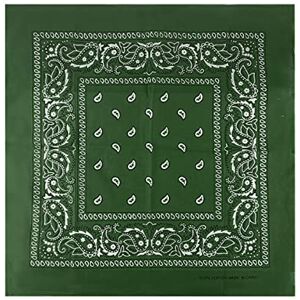 JOPHY & CO. Bandanas 100 % coton pour femme / homme / enfants, unisexe avec motif Paisley, mouchoir couvre-chef, écharpe pour cheveux / cou / poignet / tête COD., Militaire, Taille Unique - Publicité JOPHY & CO. Bandanas 100 % coton pour femme / homme / enfants, unisexe avec motif Paisley, mouchoir couvre-chef, écharpe pour cheveux / cou / poignet / tête COD., Militaire, Taille Unique - Publicité