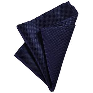 DonDon Pochette de costume homme mouchoir 21 x 21 cm pour des occasions festives bleu foncé - Publicité DonDon Pochette de costume homme mouchoir 21 x 21 cm pour des occasions festives bleu foncé - Publicité