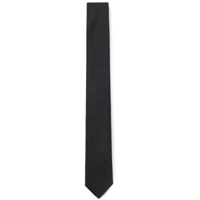 BOSS Hommes H-TIE 6 CM Cravate en jacquard de soie pure, confectionnée en Italie - Publicité BOSS Hommes H-TIE 6 CM Cravate en jacquard de soie pure, confectionnée en Italie - Publicité