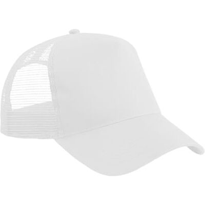 Beechfield Casquette Trucker Adulte (Taille Unique) (Blanc) - Publicité Beechfield Casquette Trucker Adulte (Taille Unique) (Blanc) - Publicité
