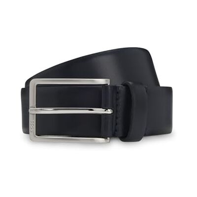 BOSS Cuir ceinture Erman-L Sz35 Leather Belt W115 Navy bleu marine - Publicité BOSS Cuir ceinture Erman-L Sz35 Leather Belt W115 Navy bleu marine - Publicité