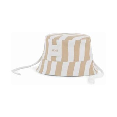 Boss Reversible Bucket Hat Baby Boys, Grey, 46 - Publicité Boss Reversible Bucket Hat Baby Boys, Grey, 46 - Publicité