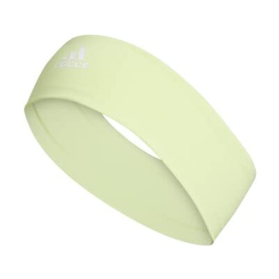 Adidas Alphaskin 2.0 Elastic Headband, Pulse Lime Green/White, One Size - Publicité Adidas Alphaskin 2.0 Elastic Headband, Pulse Lime Green/White, One Size - Publicité