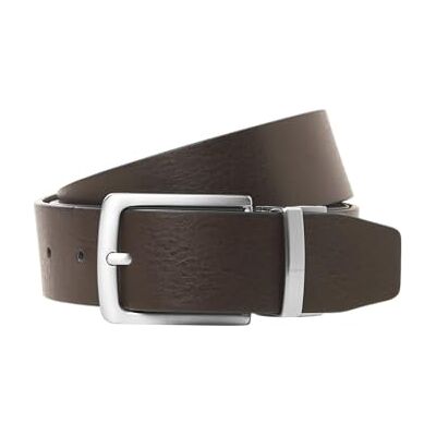 Jack & Jones Jacrio Ceinture réversible en cuir pour homme Noos Noir Numeric_95, Noir, numeric_95 - Publicité Jack & Jones Jacrio Ceinture réversible en cuir pour homme Noos Noir Numeric_95, Noir, numeric_95 - Publicité