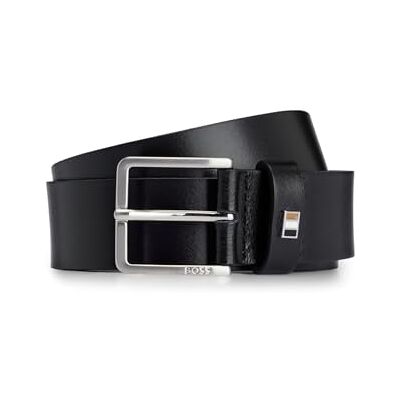 BOSS Hommes Ther-Flag-E Sz35 Ceinture en cuir fabriquée en Italie avec finition à rayures emblématiques - Publicité BOSS Hommes Ther-Flag-E Sz35 Ceinture en cuir fabriquée en Italie avec finition à rayures emblématiques - Publicité