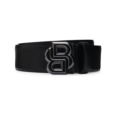 BOSS Hommes B Icon-G Ceinture en cuir italien avec boucle à monogramme Double B - Publicité BOSS Hommes B Icon-G Ceinture en cuir italien avec boucle à monogramme Double B - Publicité