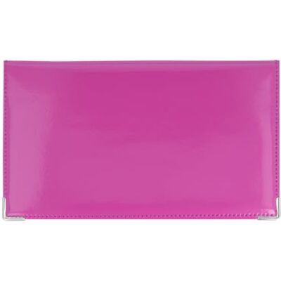 Color Pop Protège chéquier (Fuchsia) – Fabrication Française – PVC Vernis – 2 Poches Cartes Format Carte bancaire + 1 Poche Toute la Largeur – 10,4 x 18,7 cm - Publicité Color Pop Protège chéquier (Fuchsia) – Fabrication Française – PVC Vernis – 2 Poches Cartes Format Carte bancaire + 1 Poche Toute la Largeur – 10,4 x 18,7 cm - Publicité