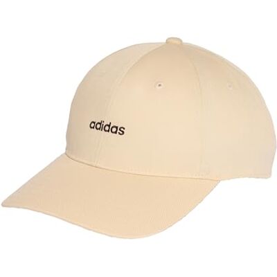 Adidas Mixte Linear Embroidery Baseball Hat, Sand strata/Aurora Coffee, L-XL - Publicité Adidas Mixte Linear Embroidery Baseball Hat, Sand strata/Aurora Coffee, L-XL - Publicité