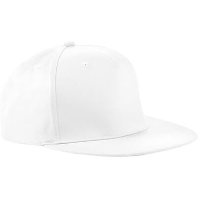 Beechfield Casquette Ajustable Rapper (Taille Unique) (Blanc) - Publicité Beechfield Casquette Ajustable Rapper (Taille Unique) (Blanc) - Publicité