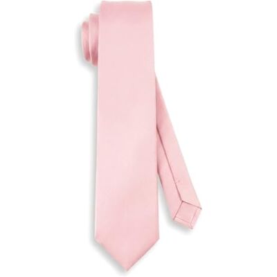 TigerTie Tie Schlips Cravate de designer Rose uni - Publicité TigerTie Tie Schlips Cravate de designer Rose uni - Publicité