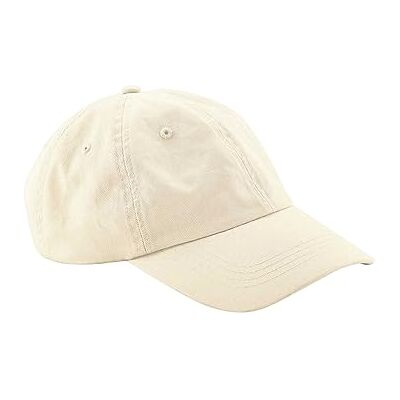Beechfield Organic Cotton 6-Panel Dad Cap Natural One Size - Publicité Beechfield Organic Cotton 6-Panel Dad Cap Natural One Size - Publicité