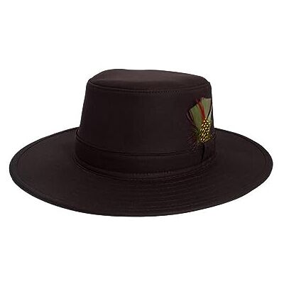 Walker & Hawkes Belmont Chapeau ciré à Bord Large Outback Aussie Unisexe Marron M (58cm) - Publicité Walker & Hawkes Belmont Chapeau ciré à Bord Large Outback Aussie Unisexe Marron M (58cm) - Publicité