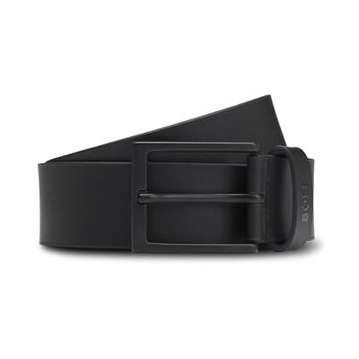 BOSS Hommes Timon-Dig Sz35 Ceinture en cuir italien avec boucle noire - Publicité BOSS Hommes Timon-Dig Sz35 Ceinture en cuir italien avec boucle noire - Publicité