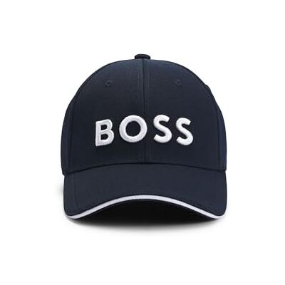 BOSS Hommes Cap-US-1 Casquette en maille piquée à six panneaux et logo brodé - Publicité BOSS Hommes Cap-US-1 Casquette en maille piquée à six panneaux et logo brodé - Publicité
