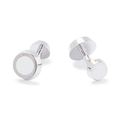 BOSS Simony Boutons de Manchette, Blanc 100, Taille Unique Homme - Publicité BOSS Simony Boutons de Manchette, Blanc 100, Taille Unique Homme - Publicité