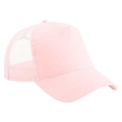 Beechfield Junior Snapback Trucker Pastel Pink/Pastel Pink One Size - Publicité Beechfield Junior Snapback Trucker Pastel Pink/Pastel Pink One Size - Publicité