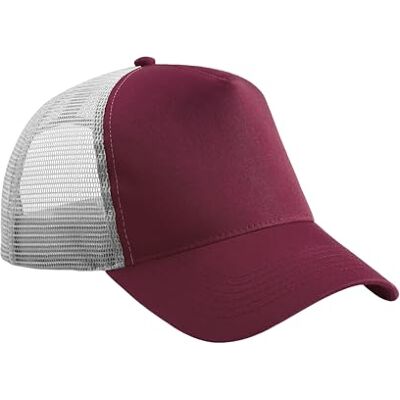 Beechfield Casquette Trucker Adulte (Taille Unique) (Bordeaux/Gris Clair) - Publicité Beechfield Casquette Trucker Adulte (Taille Unique) (Bordeaux/Gris Clair) - Publicité