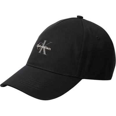 Calvin Klein Casquette Homme Mono Logo Panel en Coton, Noir (Black), Taille Unique - Publicité Calvin Klein Casquette Homme Mono Logo Panel en Coton, Noir (Black), Taille Unique - Publicité
