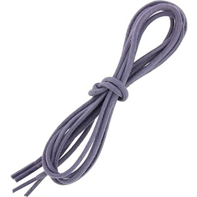 Les Lacets Français. Lacets ronds et épais. 3mm, Coton. Violet aubergine. 90cm FABRIQUE EN FRANCE - Publicité Les Lacets Français. Lacets ronds et épais. 3mm, Coton. Violet aubergine. 90cm FABRIQUE EN FRANCE - Publicité