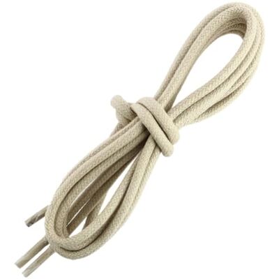 Les Lacets Français Lacets ronds et très épais 5mm 150cm 100% coton Couleur : Beige Crèment FABRIQUE EN FRANCE Entreprise Patrimoine Vivant - Publicité Les Lacets Français Lacets ronds et très épais 5mm 150cm 100% coton Couleur : Beige Crèment FABRIQUE EN FRANCE Entreprise Patrimoine Vivant - Publicité