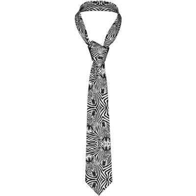 GG GELATU GELATU Cravates zébrées en soie – Nœud papillon polyvalent avec des styles distincts, pour les occasions formelles, décontractées, mariages et plus encore, noir, taille unique - Publicité GG GELATU GELATU Cravates zébrées en soie – Nœud papillon polyvalent avec des styles distincts, pour les occasions formelles, décontractées, mariages et plus encore, noir, taille unique - Publicité