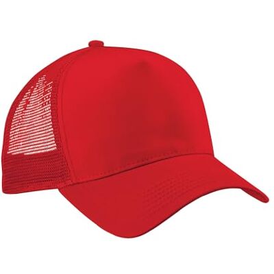 Beechfield Casquette Trucker Adulte (Taille Unique) (Rouge) - Publicité Beechfield Casquette Trucker Adulte (Taille Unique) (Rouge) - Publicité