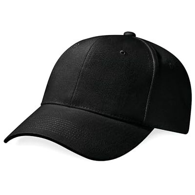 Beechfield Casquette de Baseball Pro-Style Adulte (Taille Unique) (Noir) - Publicité Beechfield Casquette de Baseball Pro-Style Adulte (Taille Unique) (Noir) - Publicité