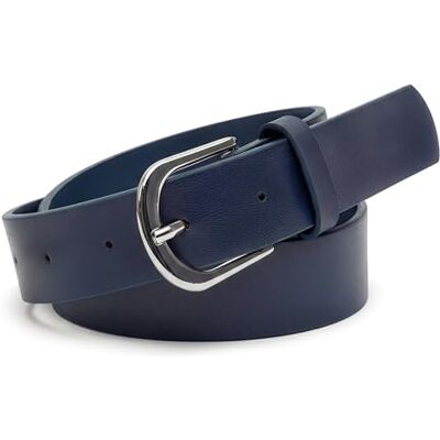 BlackButterfly Femmes Véritable 100% Cuir Ceinture de Jeans (Bleu Nuit, XXL) - Publicité BlackButterfly Femmes Véritable 100% Cuir Ceinture de Jeans (Bleu Nuit, XXL) - Publicité