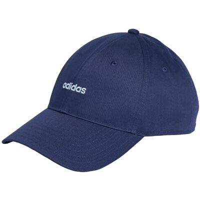 Adidas Mixte Linear Embroidery Baseball Hat, Dark Blue/Glow Blue, M-L - Publicité Adidas Mixte Linear Embroidery Baseball Hat, Dark Blue/Glow Blue, M-L - Publicité