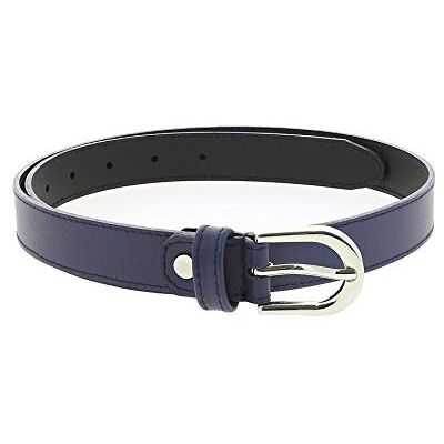 FASHIONGEN Ceinture pour femme en Cuir Italien, fabriqué en France, LUNA Bleu marine, 90 - Publicité FASHIONGEN Ceinture pour femme en Cuir Italien, fabriqué en France, LUNA Bleu marine, 90 - Publicité