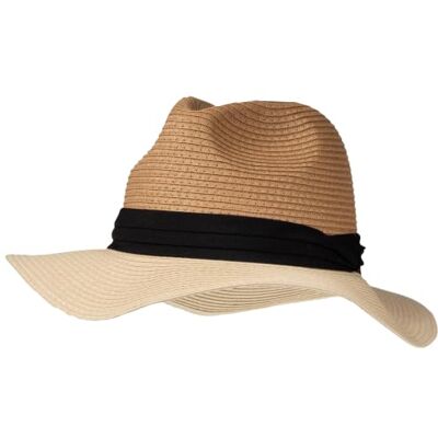 Isotoner Chapeau Femme Bande Noire, Ajustable Tour de tête, TU, - Publicité Isotoner Chapeau Femme Bande Noire, Ajustable Tour de tête, TU, - Publicité