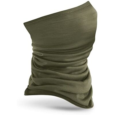 Beechfield® B916 Morf® en Laine Mérinos Military Green - Publicité Beechfield® B916 Morf® en Laine Mérinos Military Green - Publicité